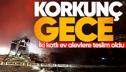 Arsuzda ev alevlere teslim oldu