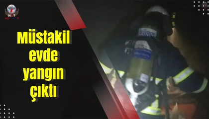 Arsuzda müstakil evde yangın