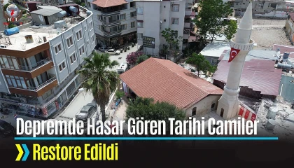 Depremde hasar gören 6 ibadethane, restorasyonu sonrası ibadete açıldı