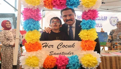 Depremzede engelliler doyasıya eğlendi