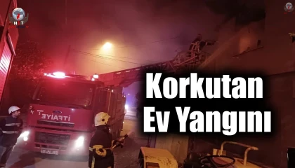 Dörtyolda ev yangını