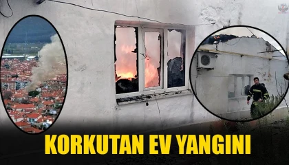Dörtyolda ev yangını