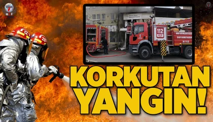 Dörtyolda korkutan yangın