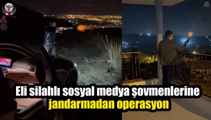 Eli silahlı sosyal medya şovmenlerine jandarmadan operasyon