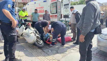 Gazipaşada ters yön ihlali kazaya neden oldu: 1 yaralı