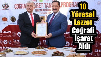 Hatay'da 10 Yöresel Lezzet Coğrafi İşaret Tescil Belgesi Aldı