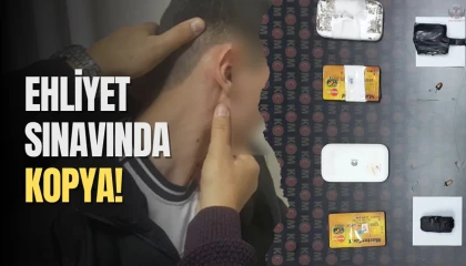 Hatay'da Ehliyet Sınavında Kopya Skandalı