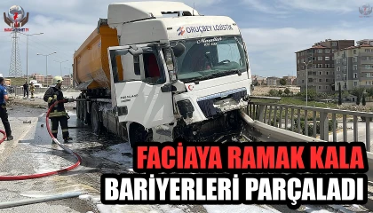 Hatay'da hafriyat kamyonu kazası