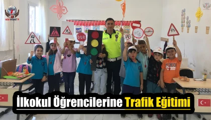 Hatayda ilkokul öğrencilerine trafik eğitimi verildi