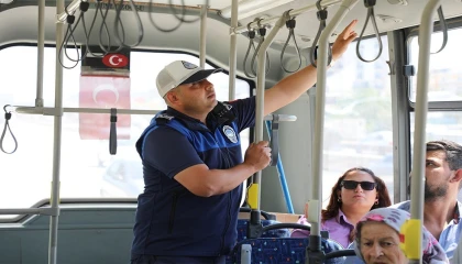 Hatayda toplu taşıma araçlarında klima denetimi