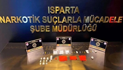 Ispartada satışa hazır bin 189 kullanımlık sentetik madde ele geçirildi