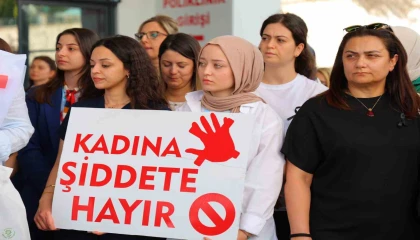 Kahramanmaraşta kadına ve sağlıkta şiddete tepki
