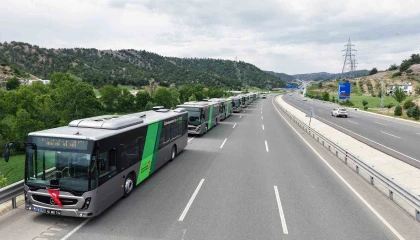 Kahramanmaraşta toplu taşıma yeni hibrit otobüslerle güçlendi