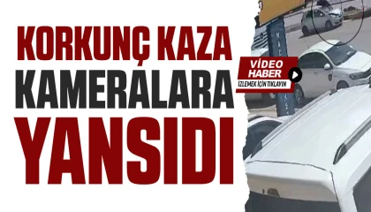 Kazada metrelerce havaya uçtular