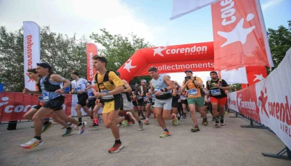 Kemerde 11. Kez düzenlenen zorlu yüksek dağ koşusu rekorlarla sona erdi