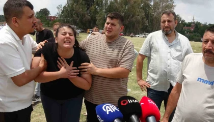 Kocası suda kaybolan kadın yürekleri dağladı