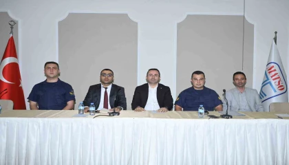 Manavgatta deniz ve ırmak turizmi için güvenlik toplantısı düzenlendi