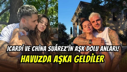 Mauro Icardi ve China Suarez, havuzda aşka geldi