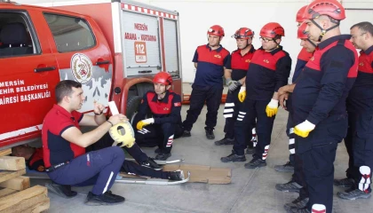 Mersin itfaiyesinden Ürgüp itfaiyesine eğitim