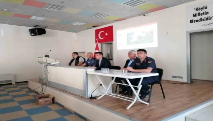 Mersin Mutta orman yangınlarıyla mücadele toplantısı