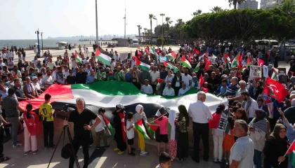 Mersinde ‘Büyük Gazze Mitingi düzenlendi