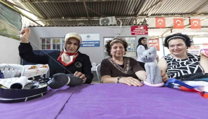 Mersinde kadınlar Evimiz Atölye ile üretiyor