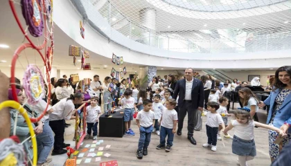 Mersinde Tükenmeyen Sevgiler, Dönüşen Eserler Sergisi açıldı