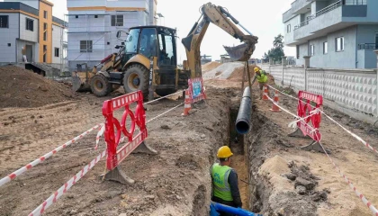 MESKİ Tarsusta yeni yerleşim bölgelerine atık su altyapısı kazandırdı