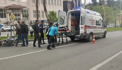Motosikletin çarptığı yaya hayatını kaybetti