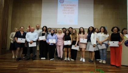 Öğrencilerin proje başarısı ödüllendirildi