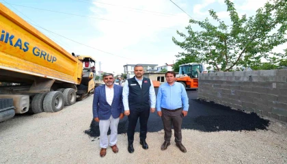 Onikişubatta 3 mahalleye 55 milyon liralık asfalt