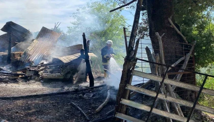 Osmaniyede ahşap ev yangında kül oldu