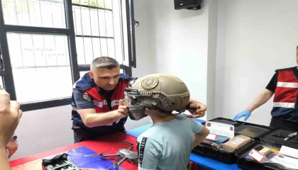 Özel bireyler, jandarmanın araç ve teçhizatlarını tanıdı