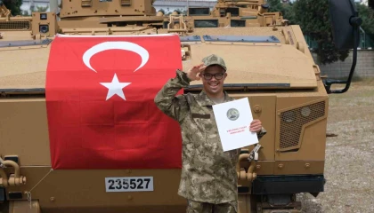 Özel bireyler törenle uğurlandı, yemin edip asker oldu