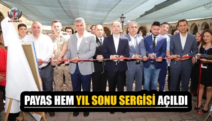 PAYAS HEM YIL SONU SERGİSİ AÇILDI