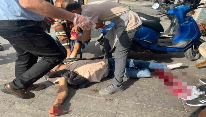 Serikte bıçaklı kavgada 1 kişi yaralandı