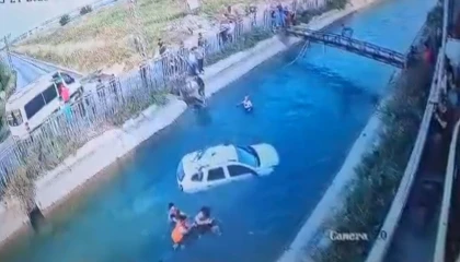 Sulama kanalında can pazarı