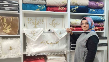 Tek sermayesi dikiş iğnesiydi, şimdi işinin patron oldu