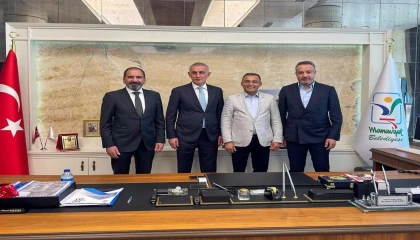 TFF Başkanından Manavgat Belediye Başkanına ziyaret