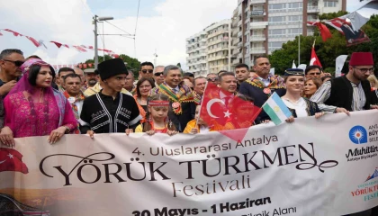 Uluslararası Yörük Türkmen Festivali ‘Yörük Göçüyle açıldı, Antalya renk cümbüşüne döndü