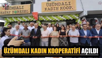 ÜZÜMDALI KADIN KOOPERATİFİ AÇILDI