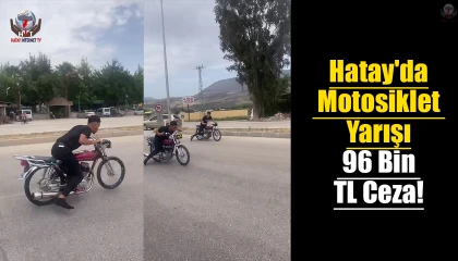 Yolu kapatarak ölümüne yarışan sürücülere 96 bin TL ceza