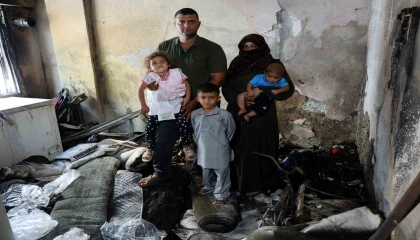 Adanada 5 kişilik aile uykudayken evleri ateşe verildi: 2 milyon TL haraç istemişler