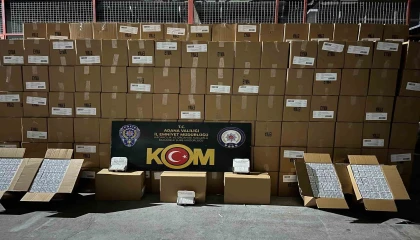 Adanada 6 milyon 500 bin makaron ele geçirildi