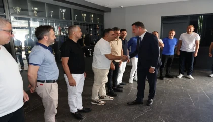Alanya Kaymakamından Alanyaspora veda ziyareti