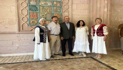 Alanya protokolü bayramda bir araya geldi