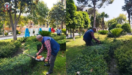 Antakya Belediyesi’nden parklar ve yeşil alanlarda titiz çalışma