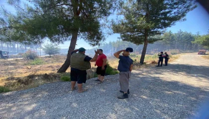 Antalya Aksuda orman yangını kontrol altına alındı