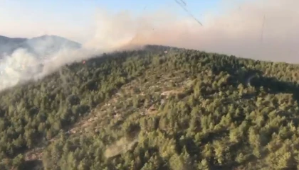 Antalya Gazipaşada orman yangını