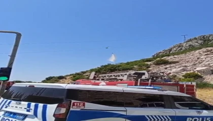 Antalyada ormanlık alanda çıkan yangın kontrol altına alındı